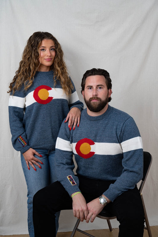 Colorado Flag Alpaca Sweater