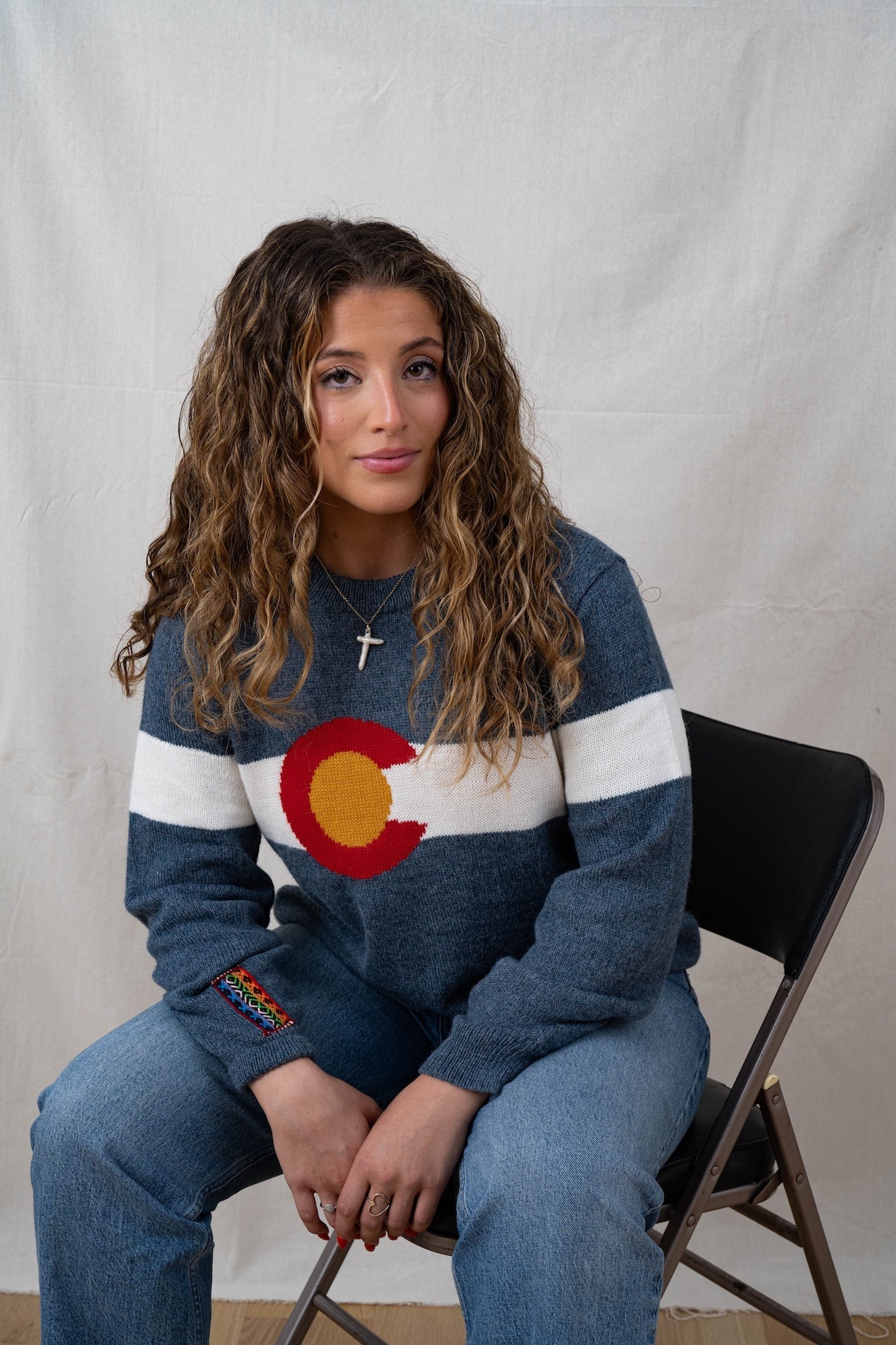 Colorado Flag Alpaca Sweater