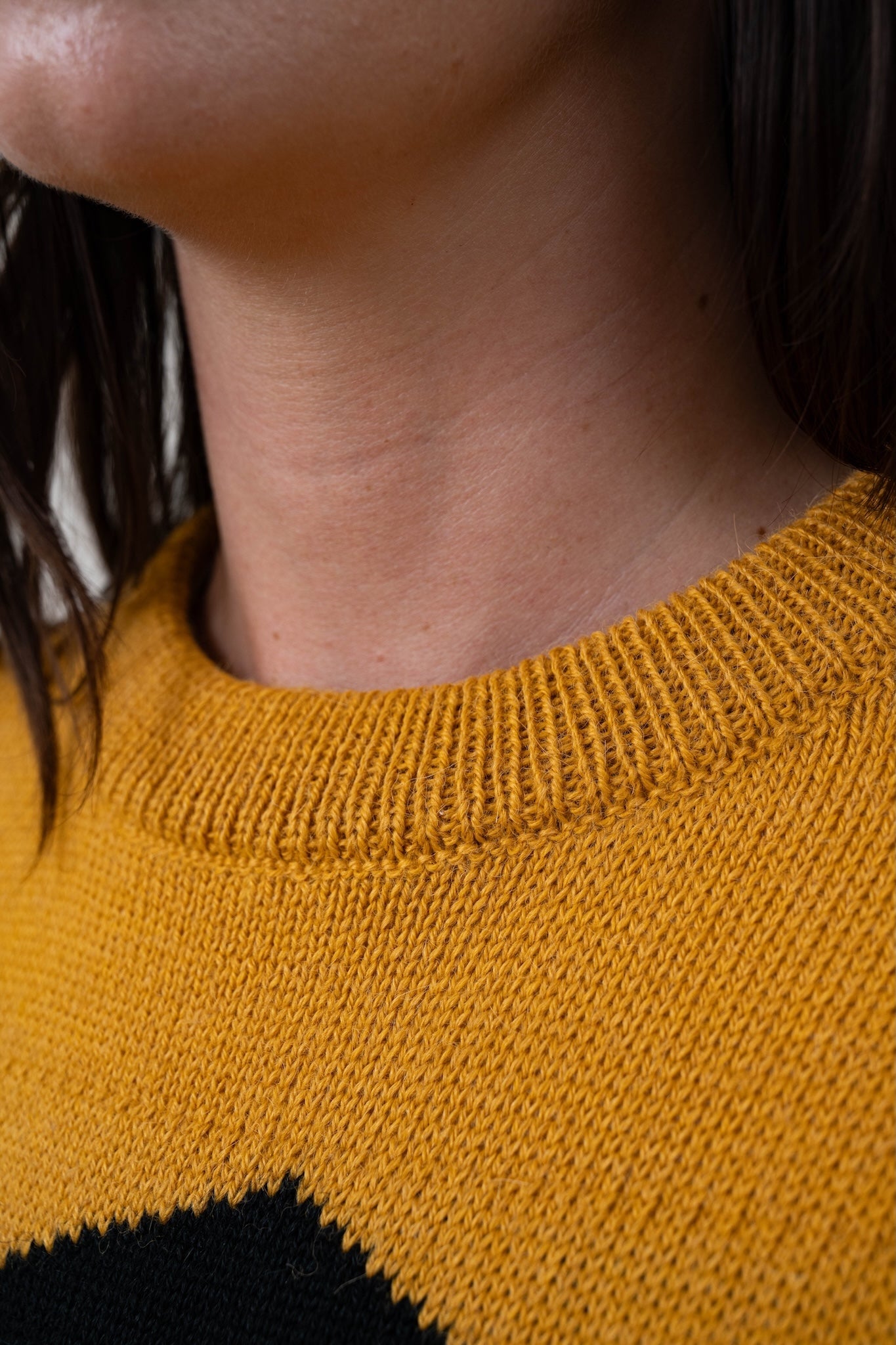 Yellow Buffalo Alpaca Sweater