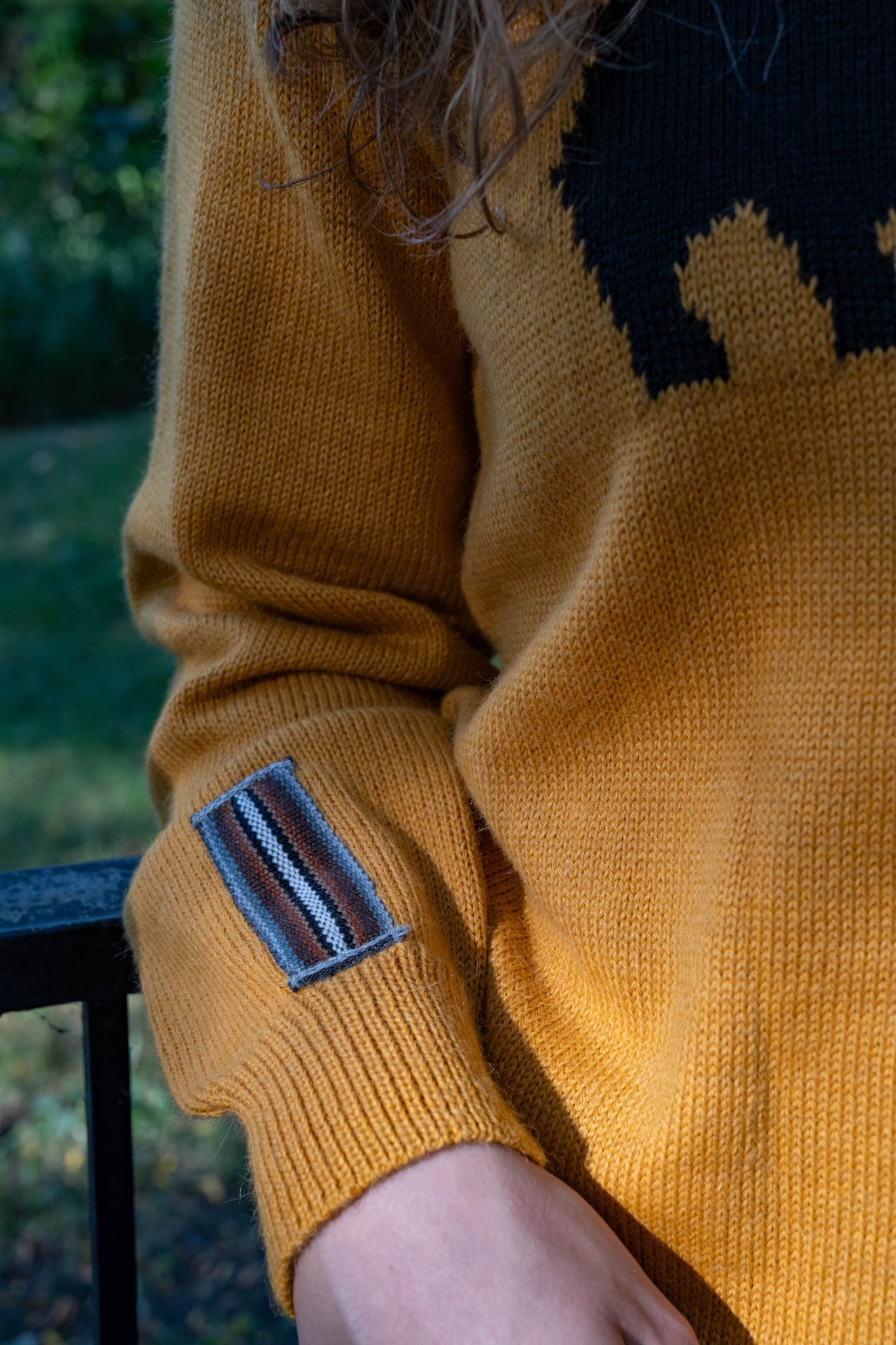 Yellow Buffalo Alpaca Sweater