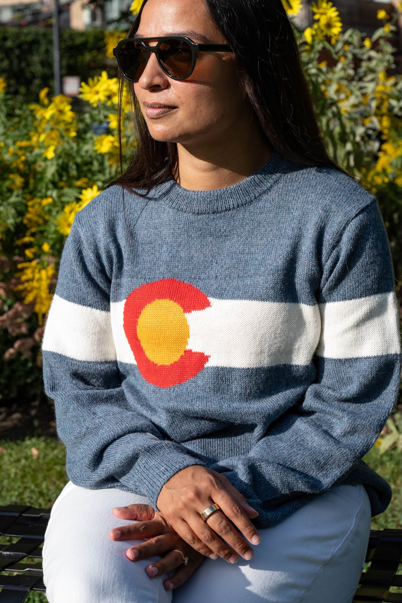 Colorado Flag Alpaca Sweater