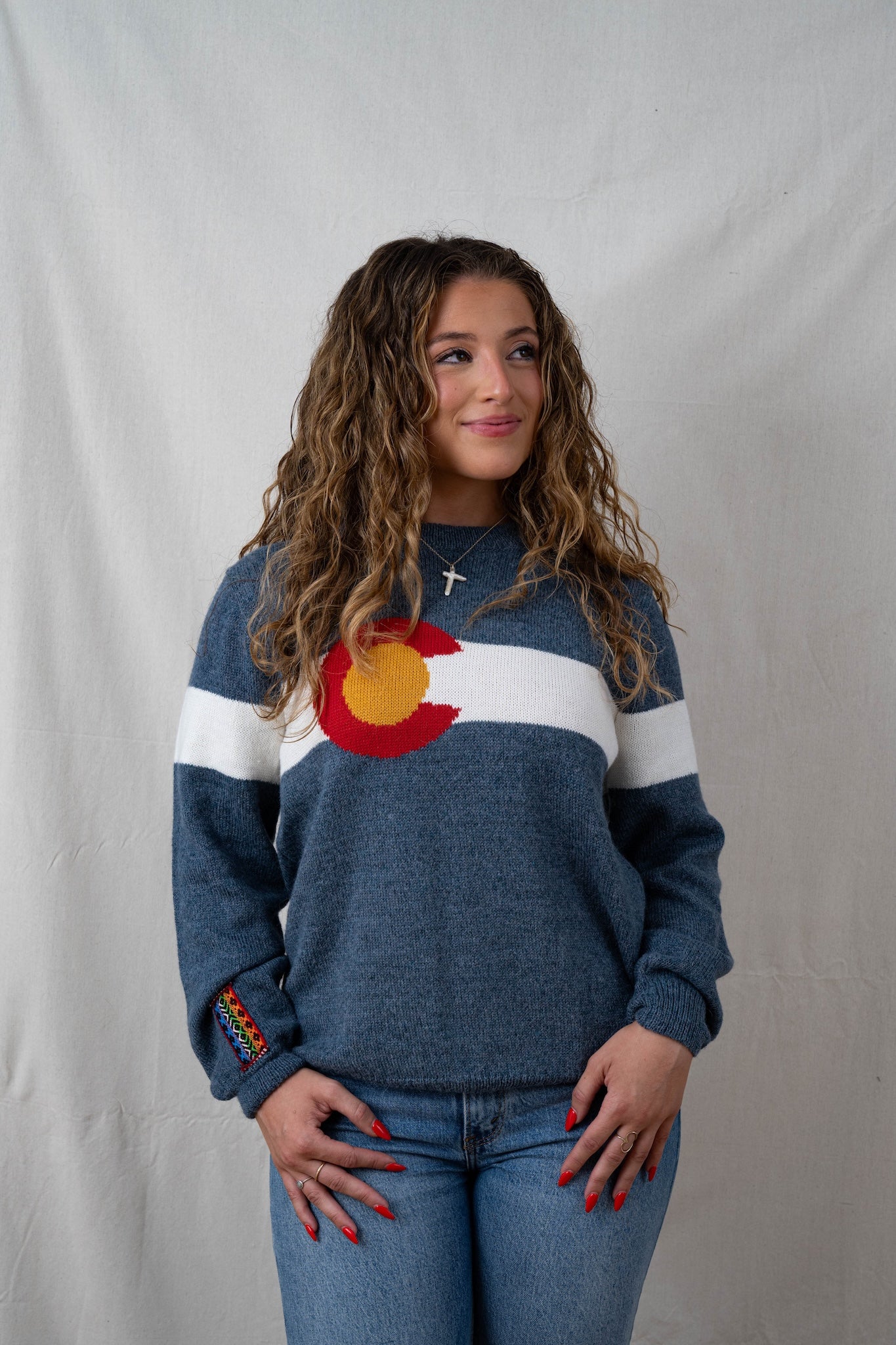 Colorado Flag Alpaca Sweater