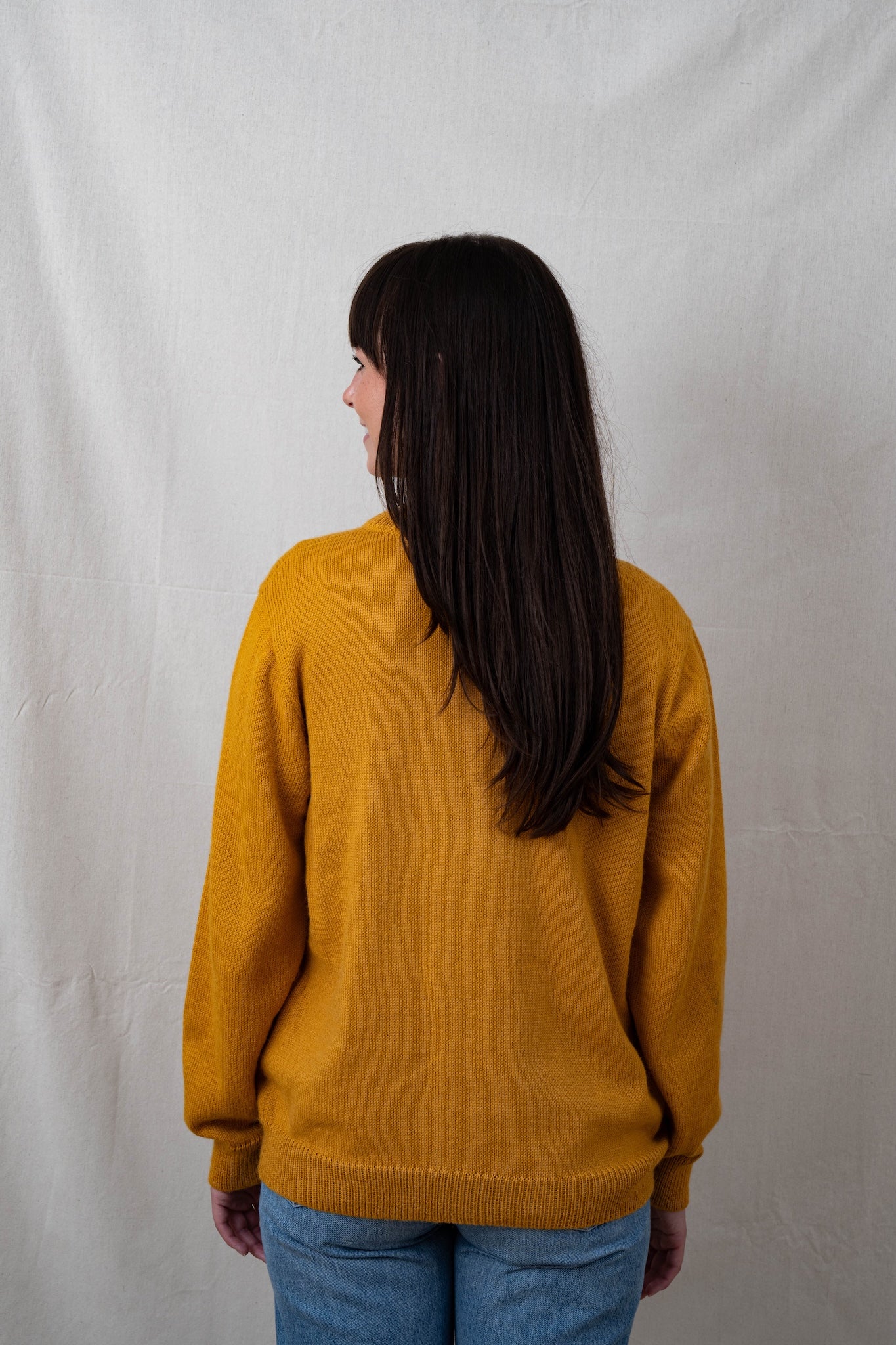 Yellow Buffalo Alpaca Sweater